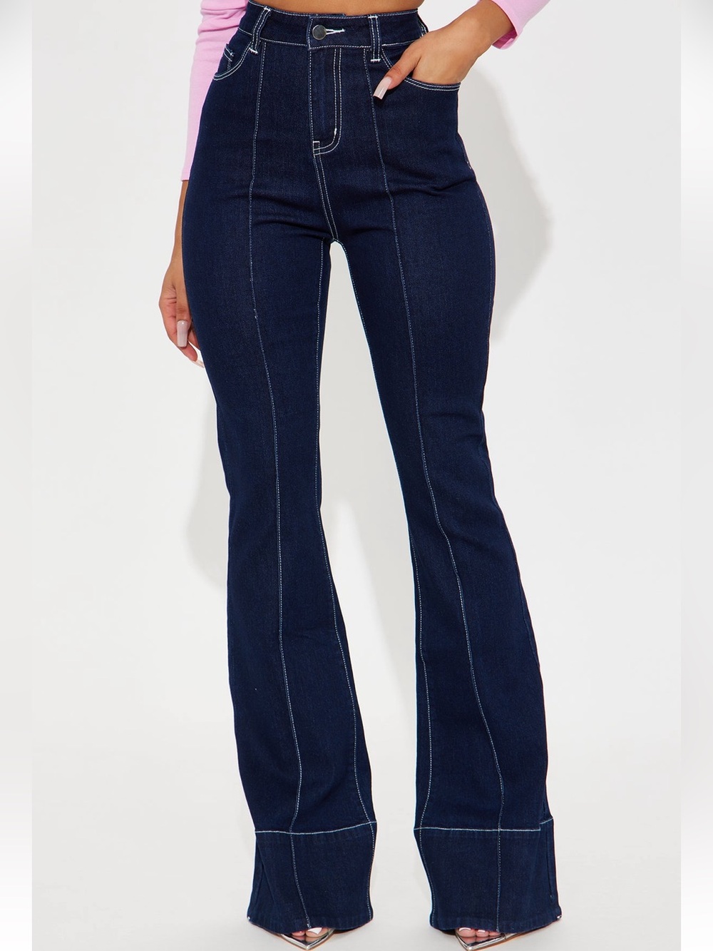 See Myself Out Flare Jeans Fashion Nova